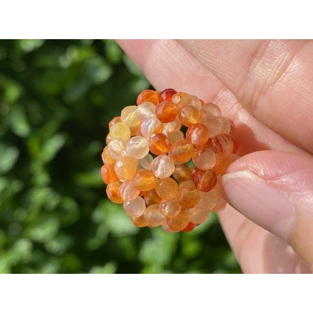 フラーレン4mm 瑪瑙 神聖幾何学フラーレン水晶 4mmナチュラル瑪瑙カット 宇宙エネルギー