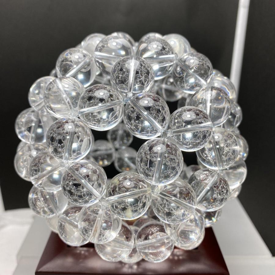 16mmA級品水晶フラーレン置物❣️ 宇宙エネルギー✨美しい　幸福呼ぶ奇石 16mm水晶フラーレン置物 宇宙エネルギー美しい 幸福呼ぶ奇石 : 福富