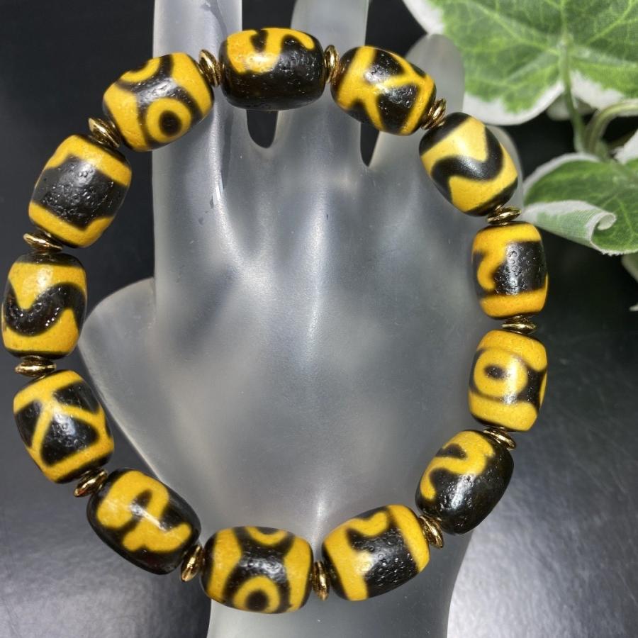 万能天珠大集合ブレスレット 如意鈎天珠.亀寿天珠.三眼天珠.虎牙天珠