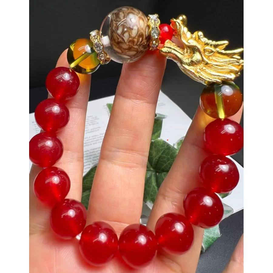 沖縄ハブ琉石&秘紅石緑水晶超金運ブレスレット 宝くじ運 すごい 沖縄ハブ琉石&秘紅石緑水晶超金運ブレスレット 宝くじ運 すごい