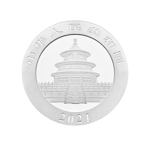 [新品・未流通品] 中国  パンダ 銀貨 2021年 純銀 コイン｜fukutomicoin｜03