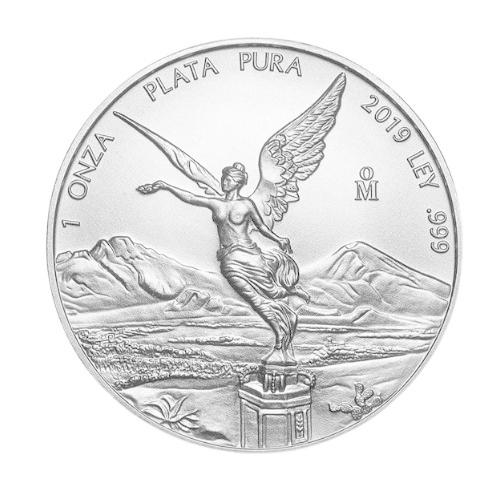 [新品・未流通品] メキシコ  リベルタード 銀貨 2019年 純銀 コイン