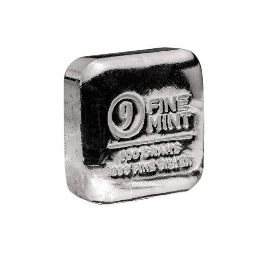 9fine mint 社製 ]シルバーインゴット 100g (国際規格ISO9001 認証済