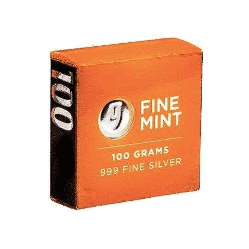 9fine mint 社製 ]シルバーインゴット 100g (国際規格ISO9001 認証済