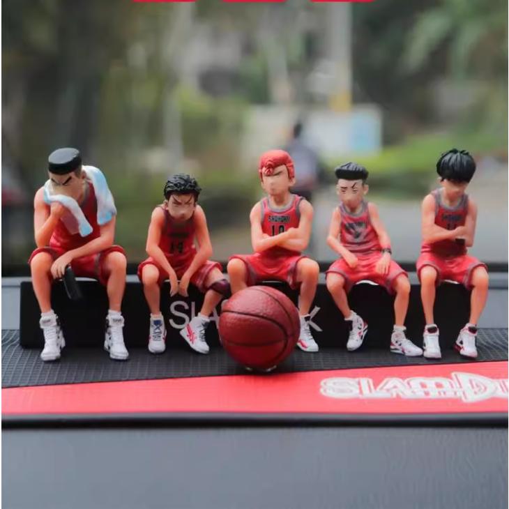 アニメグッズ】即納 スラムダンクグッズ 車飾り フィギュア 5体