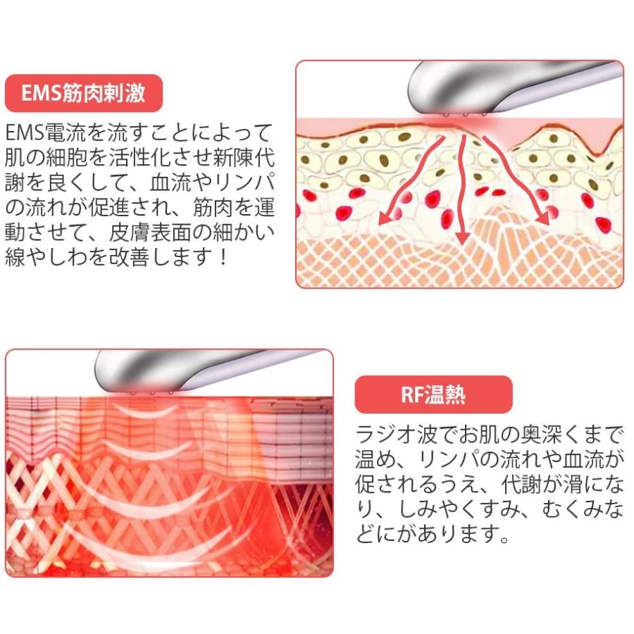 超音波美顔器　しみ　しわに効果大です！ 楽天市場】RF美顔器 Shine（シャイン）美顔器 肌ケア 1台8役