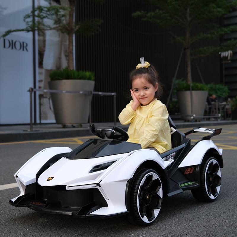 乗用玩具 電動乗用カー 電動乗用車　（Lamborghini） 充電式 ハンドル操作 ラジコン操作可 子供 キッズ おもちゃ 電動乗用車くるま 誕生日 プレゼント おすすめ｜fukutoushozi｜04