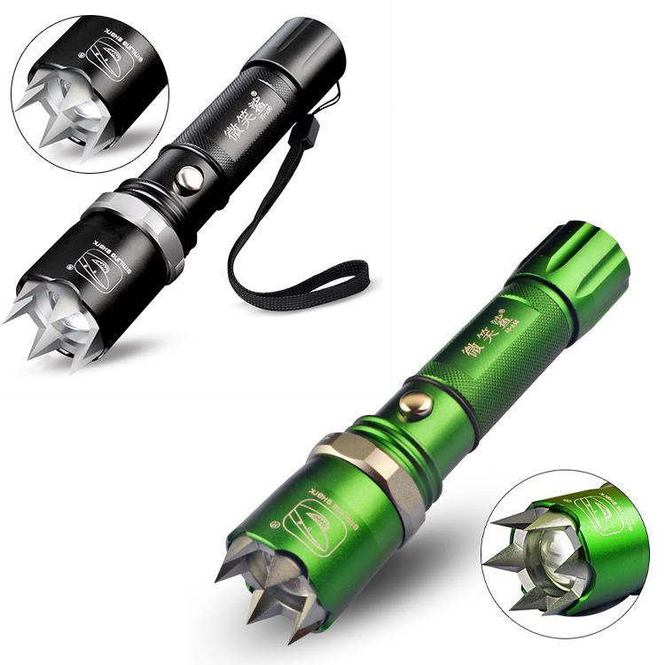 護身用グッズ女性 痴漢撃退 LED懐中電灯 ハンディライト 強力