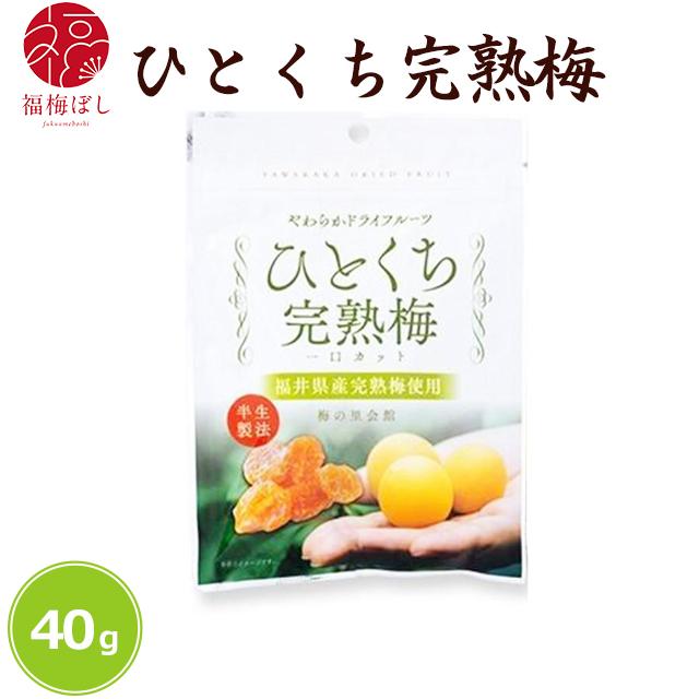 ひとくち完熟梅 40g 国産 ドライフルーツ お菓子 お取り寄せ グルメ
