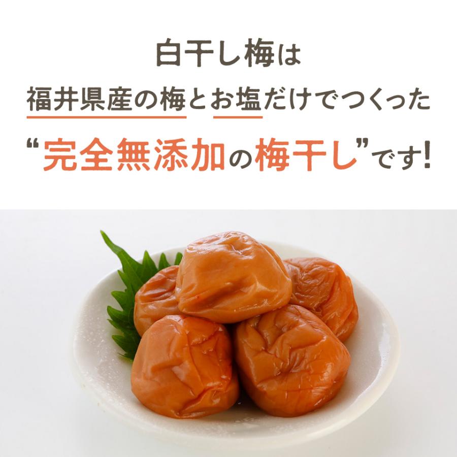 無添加梅干し　福太夫梅(白)　追加分 福梅ぼし 白干し梅 900g 福井県産 無添加 備蓄 シンプル 家庭用 ギフト