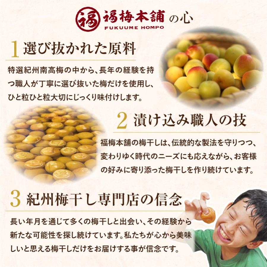送料無料 梅干し はちみつ 南高梅干し 和歌山 南高梅 ギフト プレゼント 食べ比べ お試しセット | 福梅本舗 | 15