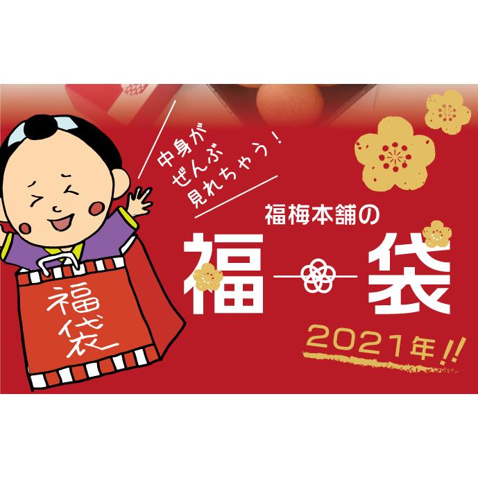 福梅本舗 福袋 2021 梅干し 紀州南高梅 送料無料 プレゼント ギフト