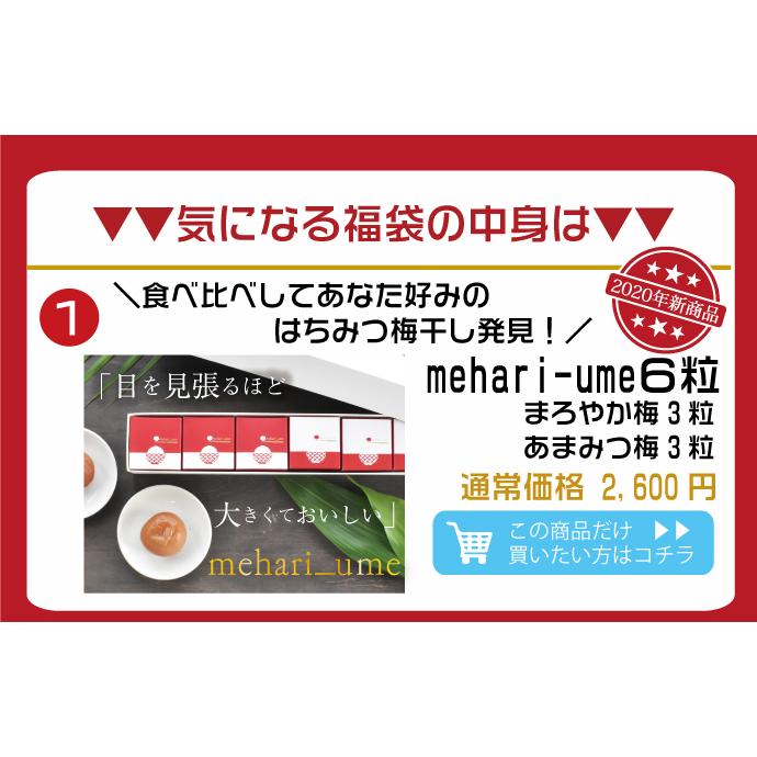 福梅本舗 福袋 2021 梅干し 紀州南高梅 送料無料 プレゼント ギフト