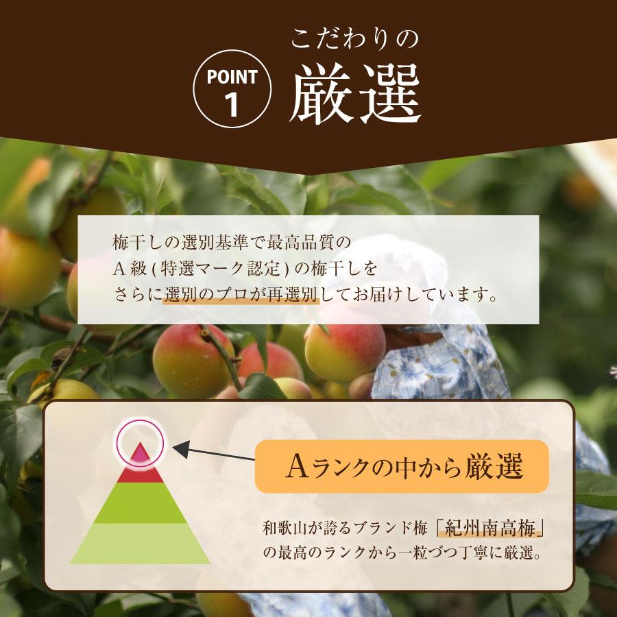 梅干し はちみつ 南高梅干し 和歌山 南高梅 ギフト プレゼント まろやか梅250g | 福梅本舗 | 03