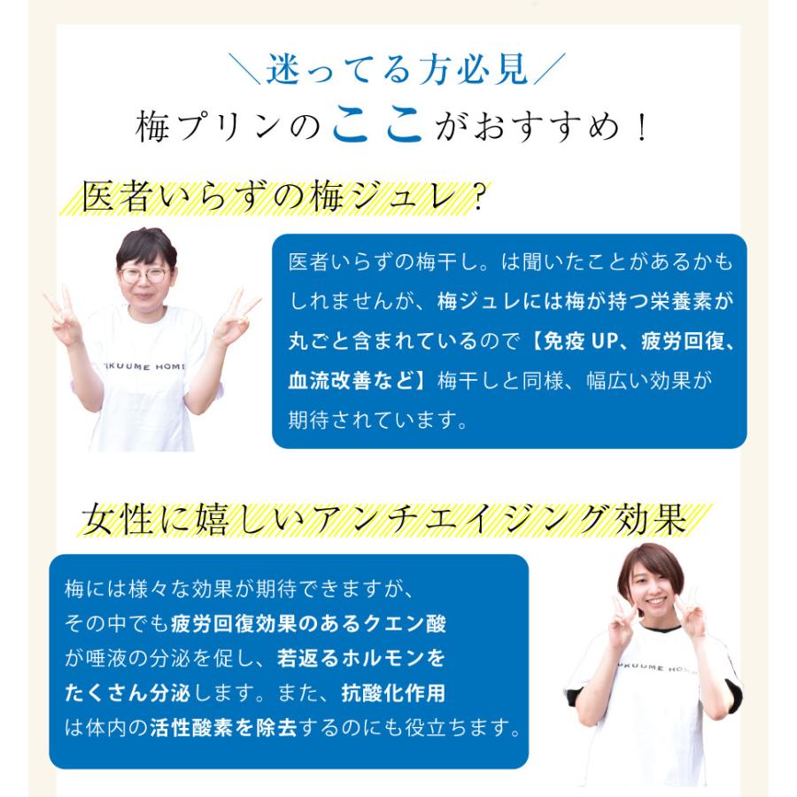 母の日 プリン スイーツ 送料無料 梅 梅干し ギフト プレゼント 人気 インスタ映え 梅プリン ルナ・フキュメ 4個入 紀州 完熟南高梅使用 | 福梅本舗 | 09