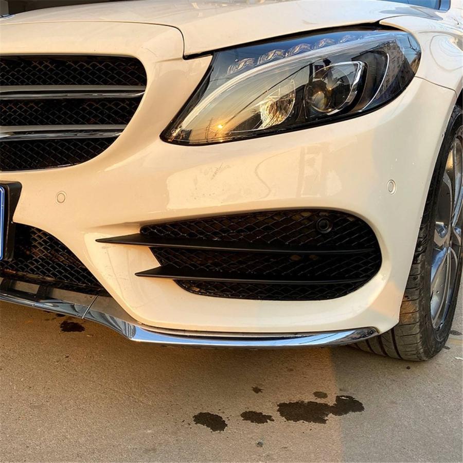 送料無料 ベンツ W205 Cクラス フォグ カバー メルセデスベンツ用フロントバンパーフォグカバー,車用