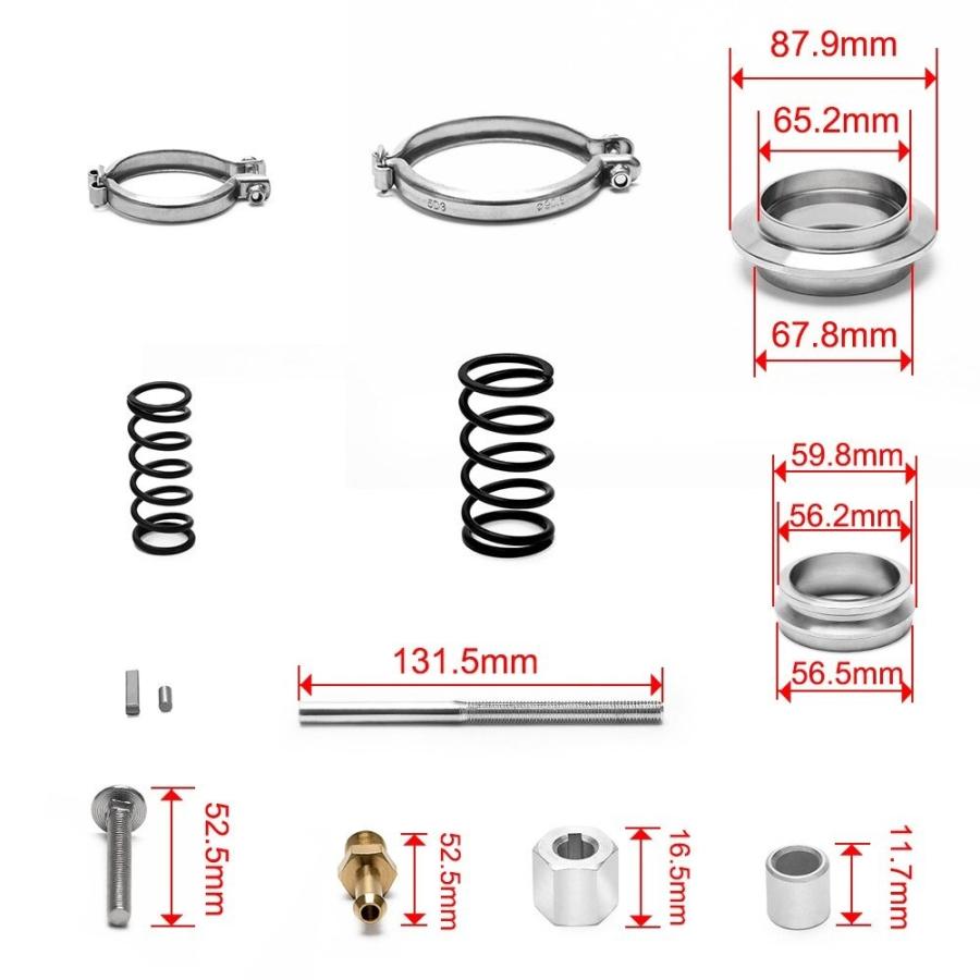 60mm Vバンド ウェストゲート GTII SR20 RB25 RB26 1JZ 2JZ 4G63 60mm Vバンド ウェストゲート GTII SR20 RB25 RB26 1JZ 2JZ 4G63