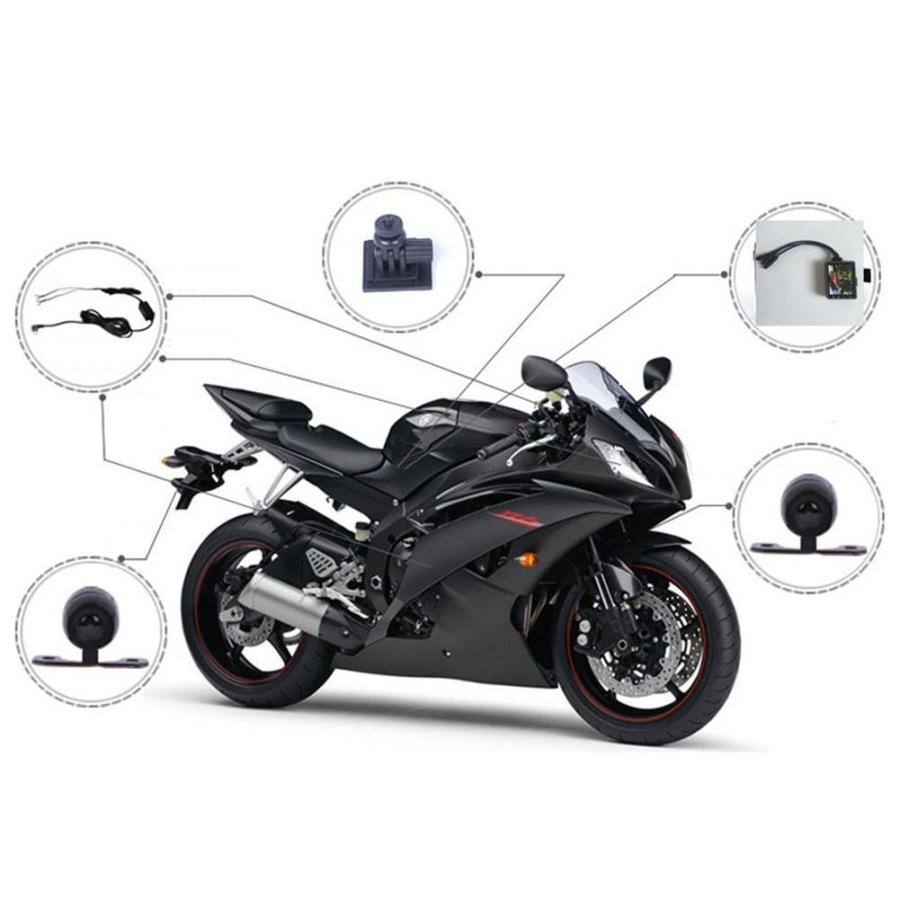 ドライブレコーダー バイク用 オートバイ用 NikoMaku 前後カメラ同時