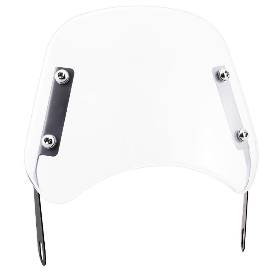 バイク オートバイ 汎用 カウル フェアリング 風防 ウィンドスクリーン