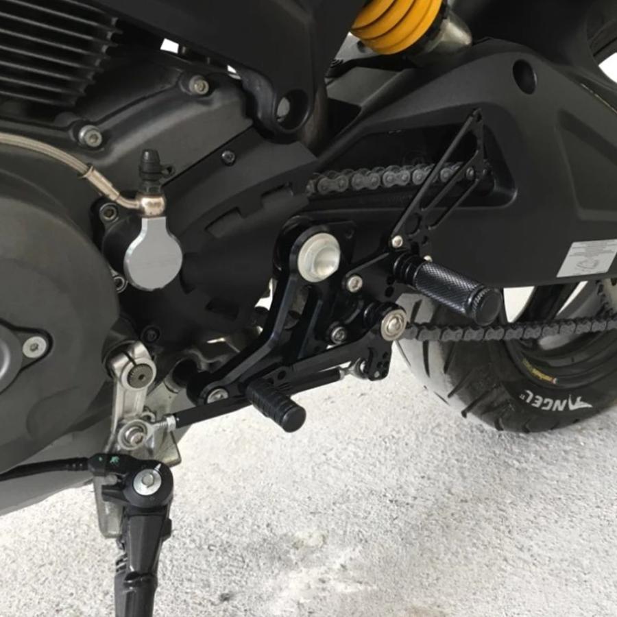 DUCATI Monster S2R S4R S4RS バックステップ 可変ポジション_2
