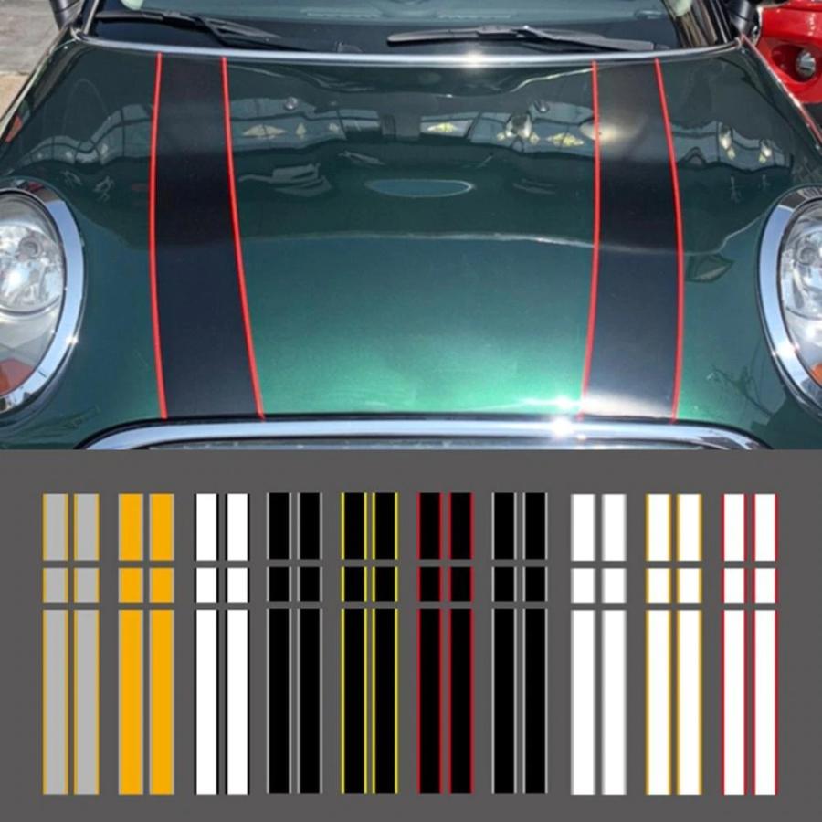 ボンネット ステッカー ストライプ デカール ミニクーパー s jcw R55