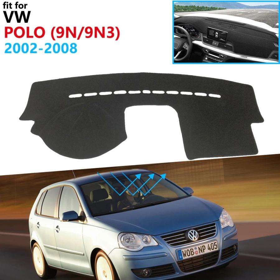 フォルクスワーゲンVWポロMK4 9N/9N3 ダッシュボードマットカバーアクセサリー mt318FUKU Store 通販