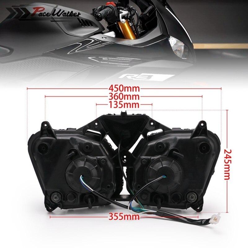 YAMAHA ヤマハ YZF-R3YZF-R25 ヘッドライトユニット ヘッドライト ヤマハYZF-R25 YZFR25 YZF R3 2013-2018用フロント