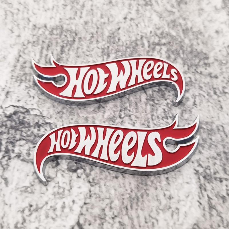 ホットウィール hot wheels エンブレム デカール ステッカー クローム