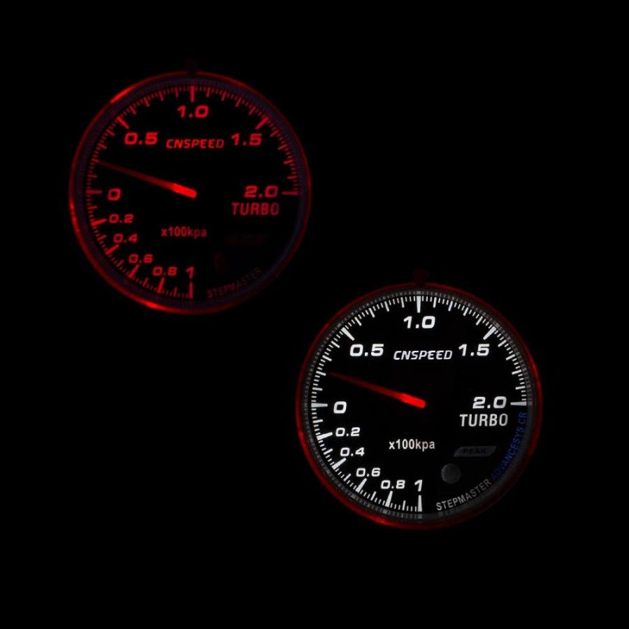 60ミリ ブーストメーター ターボ ゲージ CNSPEED レッド 60ミリ ブーストメーター ターボ ゲージ CNSPEED レッド