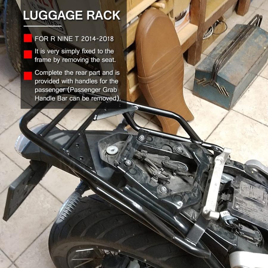 BMW R NINE T NineT R9T オートバイ 後部 荷物 ラック キャリア
