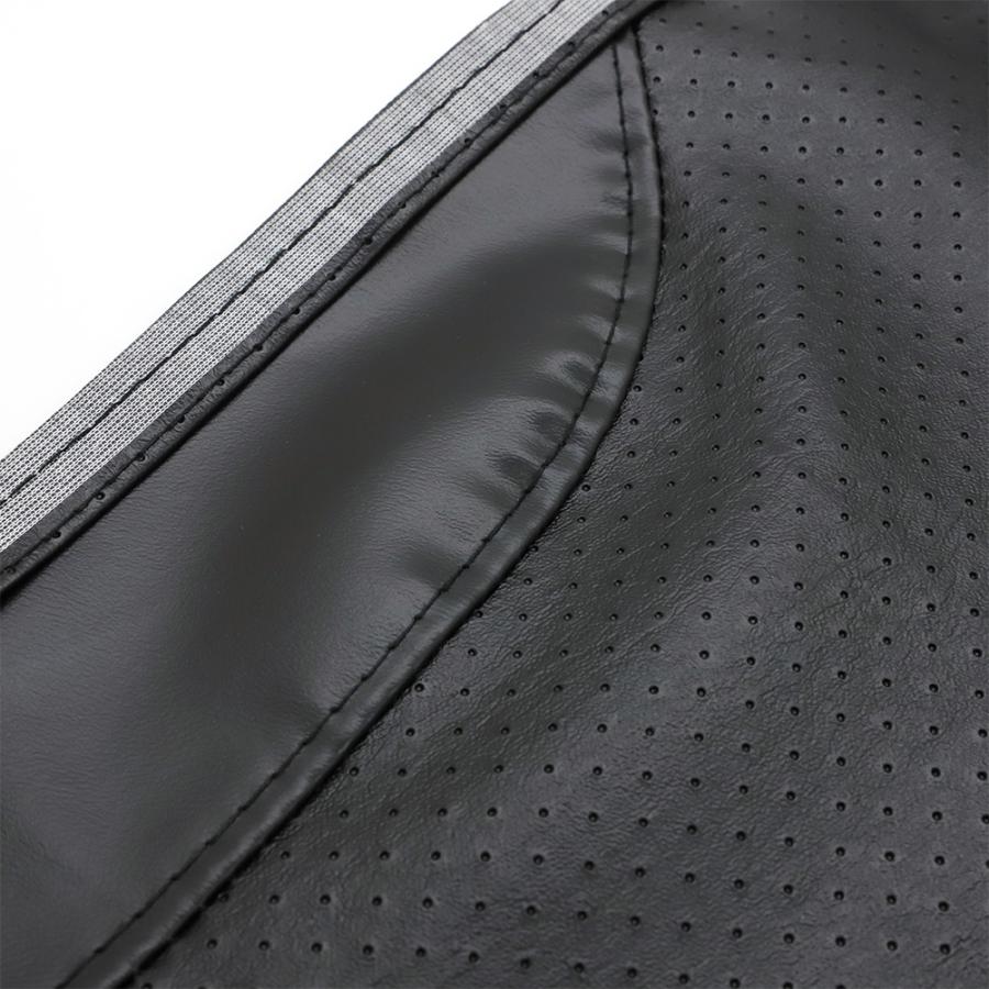 Fodera In Pelle PU Morbida Per Sella Yamaha YBR125 2005-2009 E YS150 – Impermeabile E Antiusura, Colore Nero