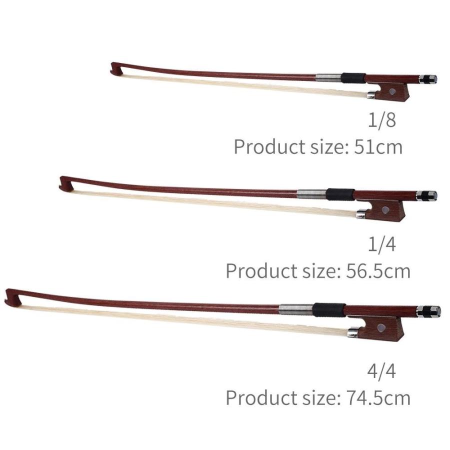 4/4 チェロ弓ブラジル木の弓 チェロ学生のための初心者バイオリン家族