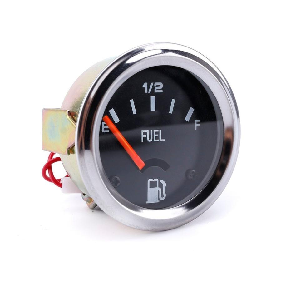 レベルインジケーター 燃料 レベルゲージ 52mm 12V 機械式 インジケーター : FUKU Store