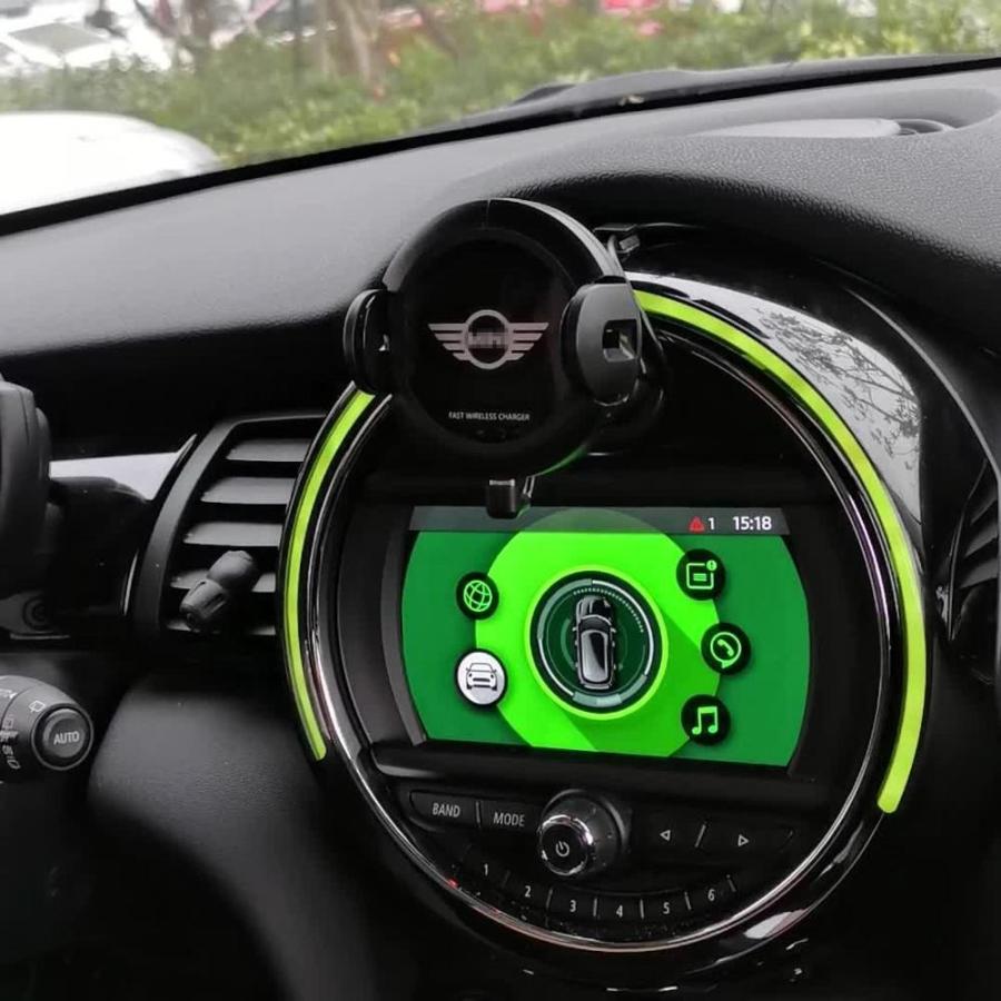 L 赤外線センサー自動チー高速ワイヤレス自動車電話充電器ミニクーパー