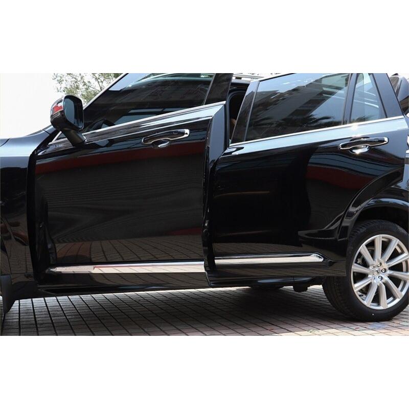 ボルボXC90 2015 2016 2017 2018 ABSクロムメッキ ドア ボディ サイド モール ディング カバー 4ピース