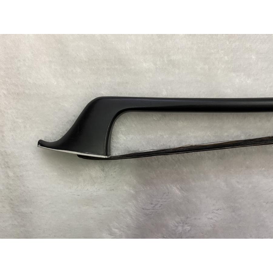 フレンチスタイルコントラバス弓 　黒毛 1 pcフレンチスタイル炭素繊維 3/4 コントラバス弓黒馬の毛