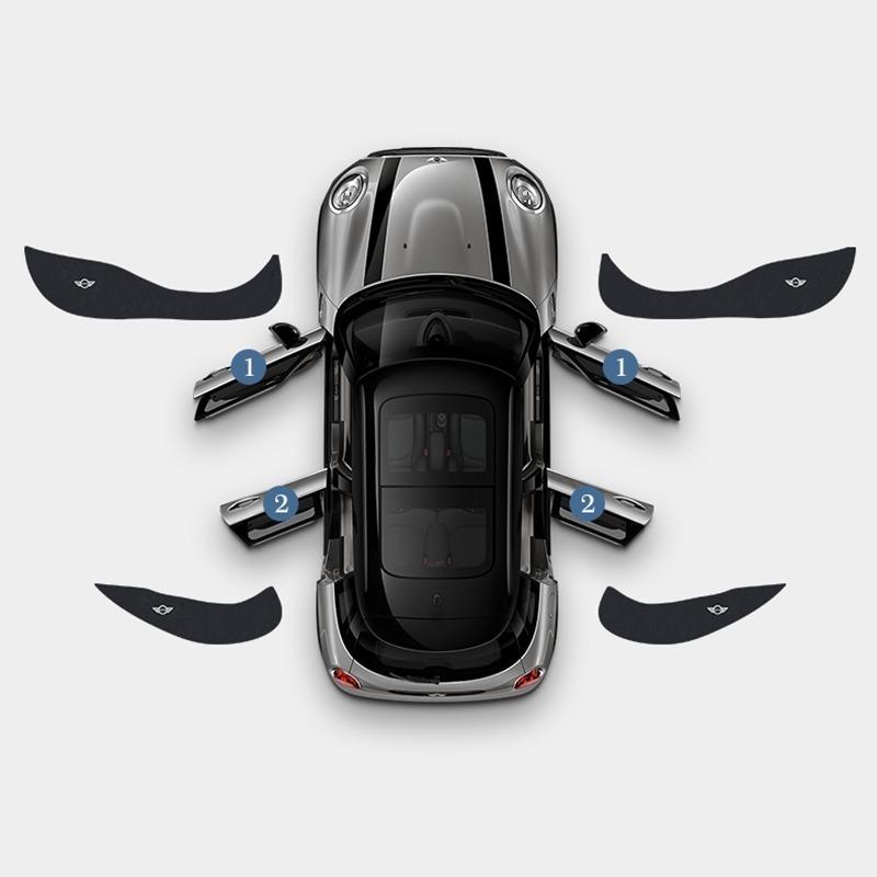 MINI（ミニ） 車室内装飾ドアパネル保護ステッカー車のスタイリング