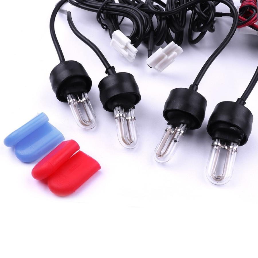 4 で 1 dc12V led カーフラッシュストロボライト u 字管警告電球 4 で 1 dc12V led カーフラッシュストロボライト u 字管警告電球