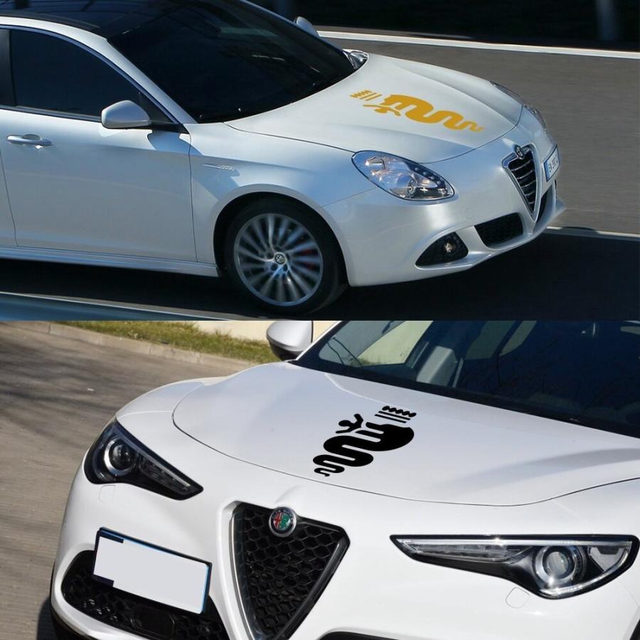 アルファロメオ（ALFA ROMEO） スタイリングステッカー◇デカール Alfa
