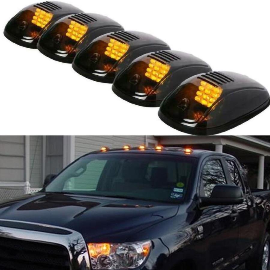 a*i様 ルーフマーカー 約110cm ルーフライト 5個 9 led カー cab ルーフ マーカー トラック suv dc