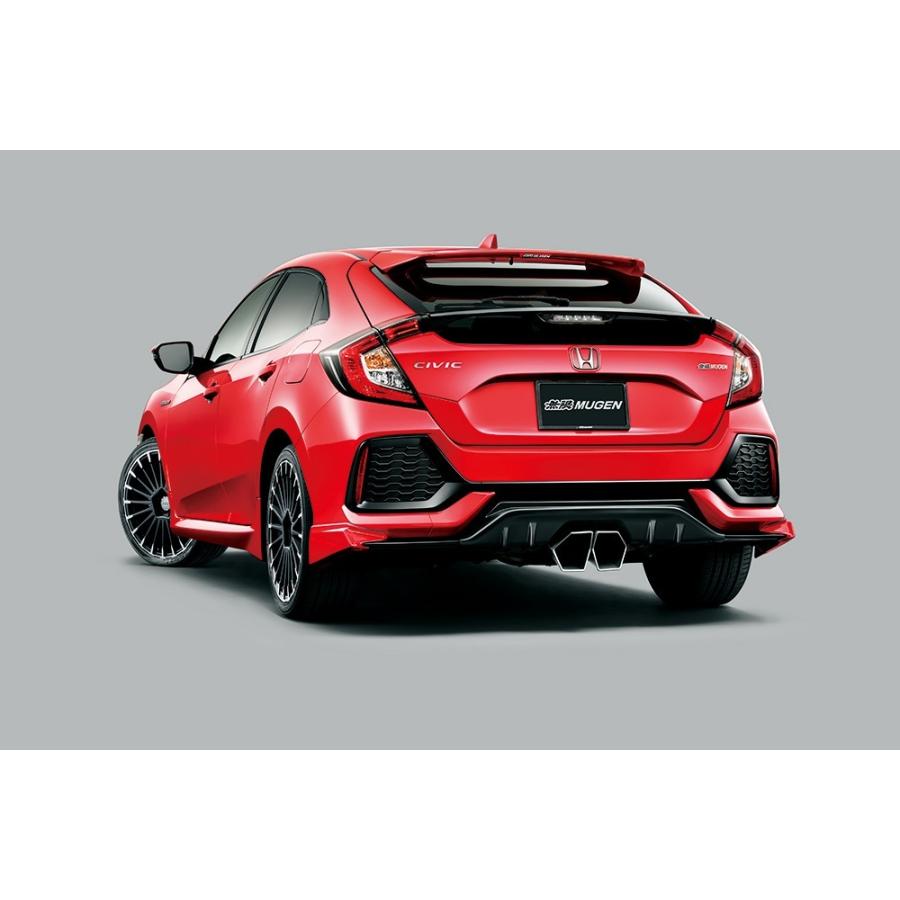 ホンダ シビック FK7用 FRPファイバーグラス リアバンパースプリッター