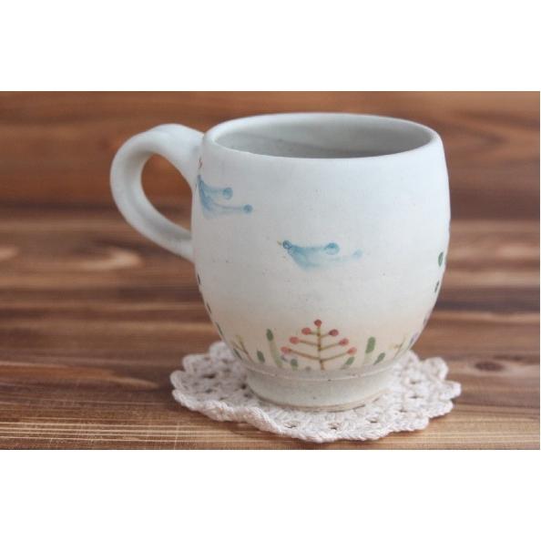 マグカップ 笠間焼 作家 鈴木あかね 青い鳥 おしゃれ 和食器 Akane Mag001 和食器通販 和の花 通販 Yahoo ショッピング