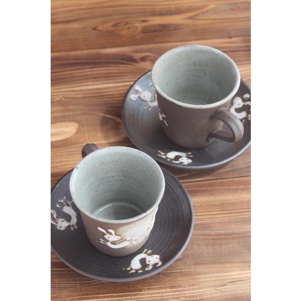 コーヒーカップ カップソーサー セット 陶器 笠間焼 作家 武内雅之