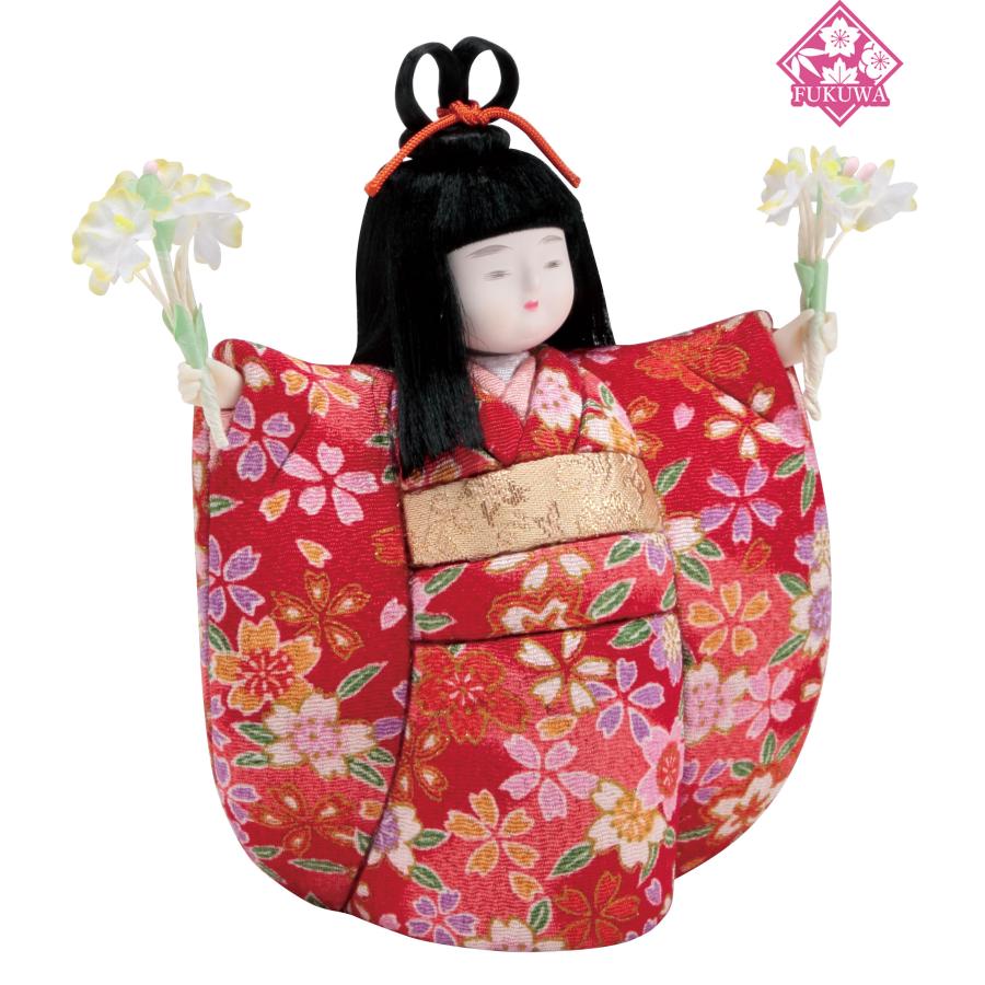 木目込み 人形 材料 キット (さくら日和) 型紙 布付き 01-1023-6 : 福