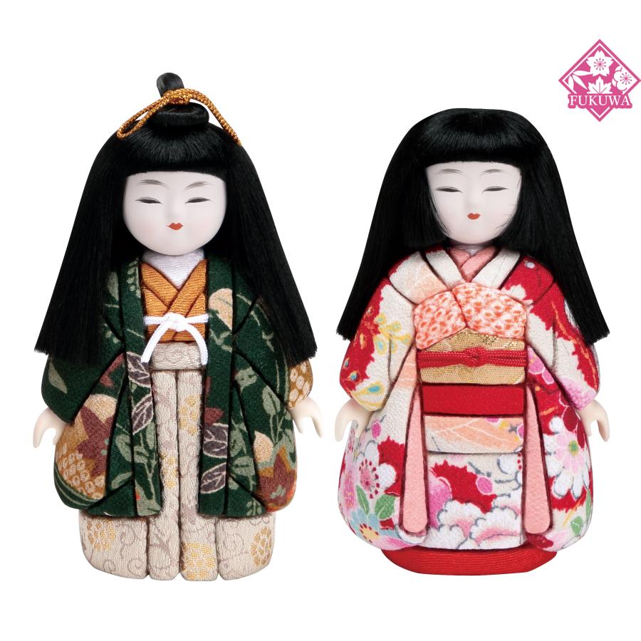 木目込み 人形 材料 キット 市松人形 (八千代市松) 型紙 布付き 01