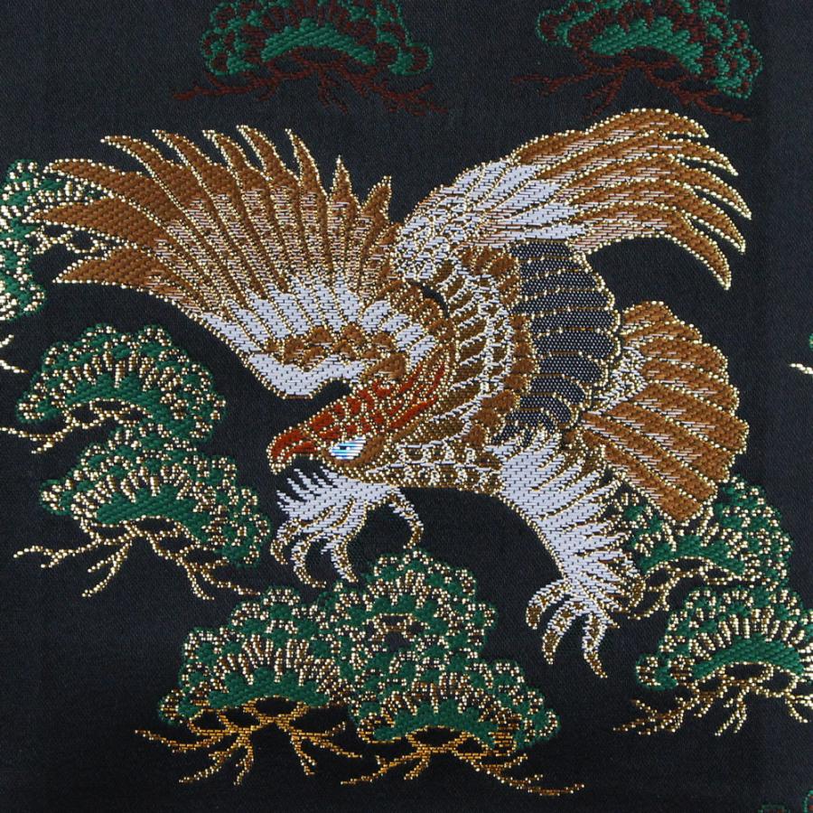 五月人形　端午の節句　屏風　ケヤキ色鷹(刺繍) 五月人形 名前旗 男の子 総刺繍 端午の節句 名前入旗(松鷹 中 濃緑7640