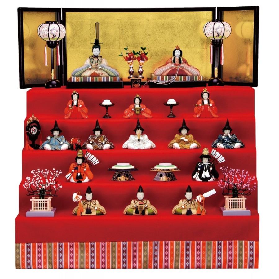 木目込み 人形 人形材料 材料 雛人形 永徳雛十五人飾り 道具一式付 型紙 雛人形 布付き 人形 151 福和工芸