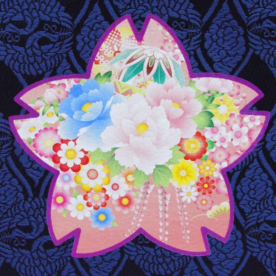 chulaflower様　ひなまつり　名前旗（人気の華やか刺繍柄）3つ分 fukuwa_fuku-30-792