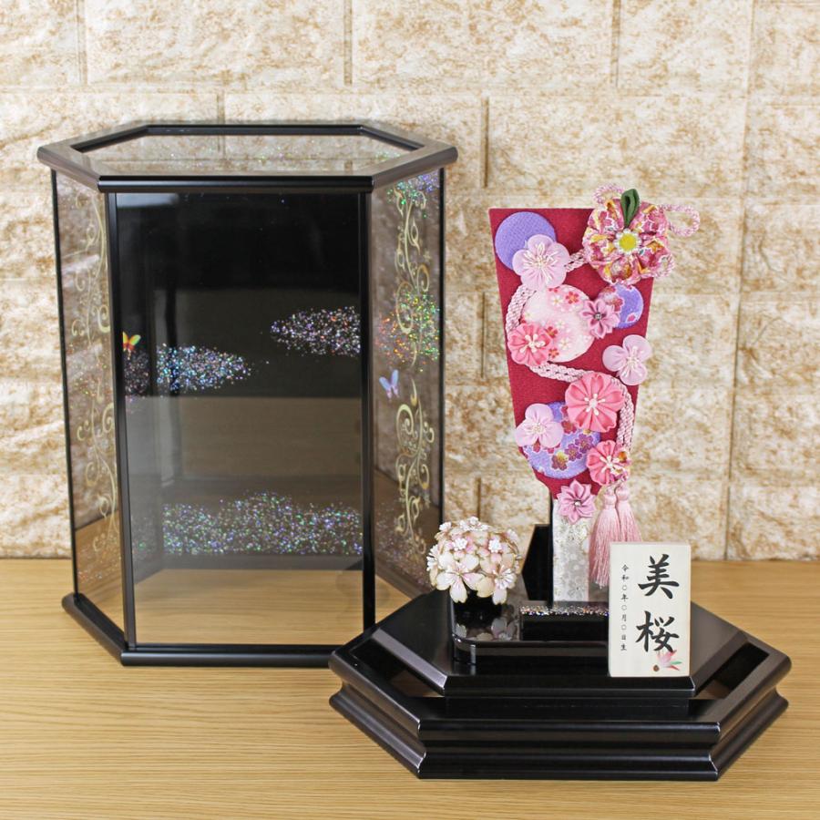 羽子板 初正月 花飾り(9号 つまみ細工 羽子板飾り 葵桜流水 羽子板 初正月 花飾り(9号 つまみ細工 羽子板飾り 葵桜流水