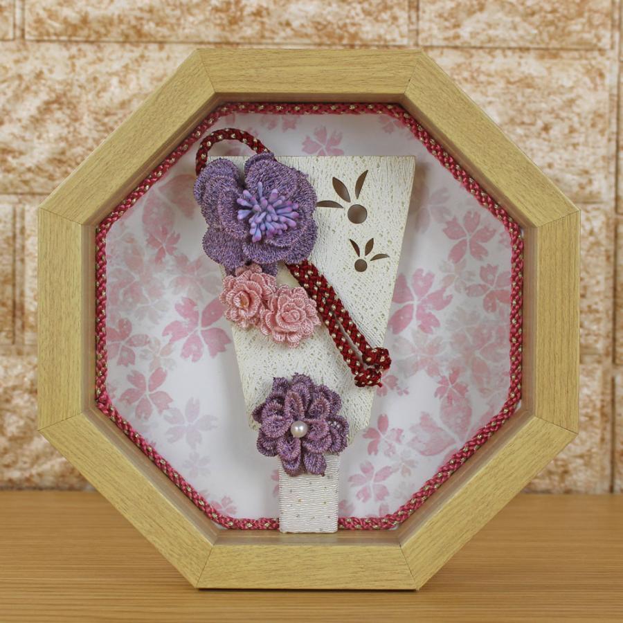 羽子板 お祝い ミニ (5号 刺繍花羽子板飾り Kirari〜きらり〜 ガラス